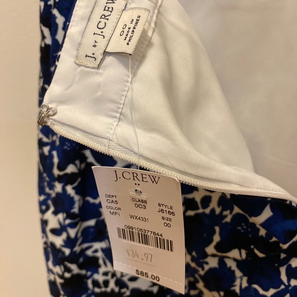 NWT 00 Jcrew printed pencil skirt - Picture 4 of 6